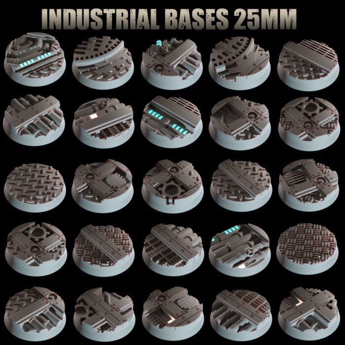 Industrial Bases 25mm | Socles Wargame – Image 3