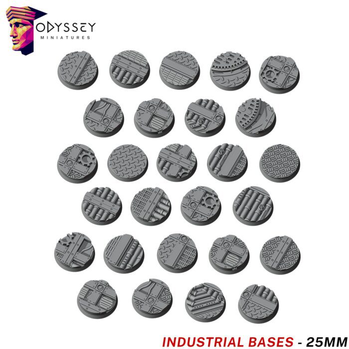 Industrial Bases 25mm | Socles Wargame