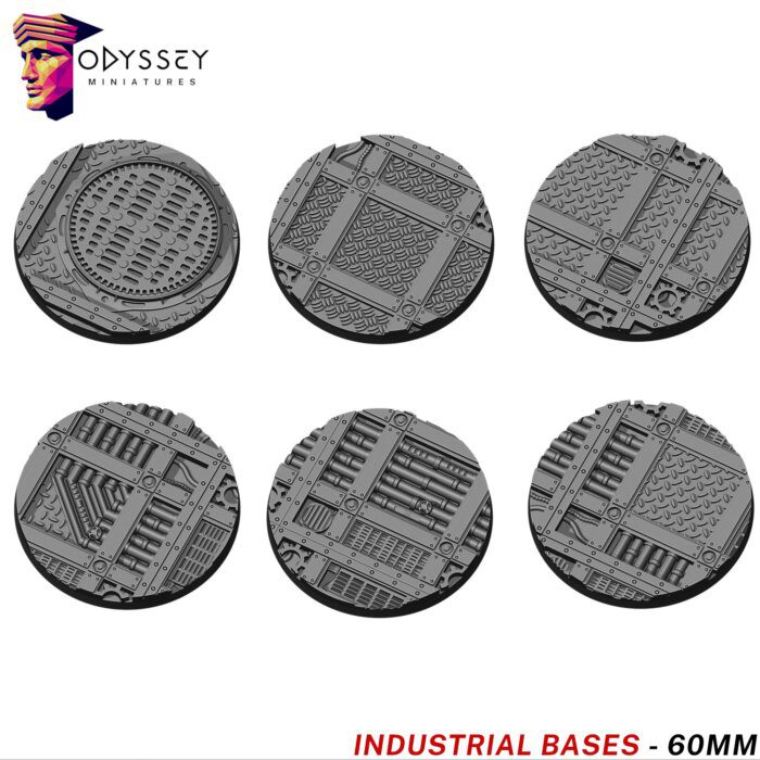 Industrial Bases 60mm | Socles Wargame