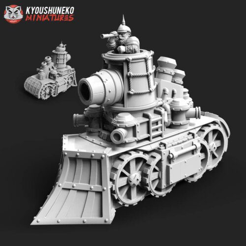 Figurine Steam Tank Nain