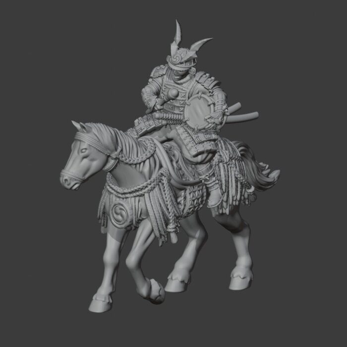 Samurai Command Group on Horseback | Feudal Japan – Image 2