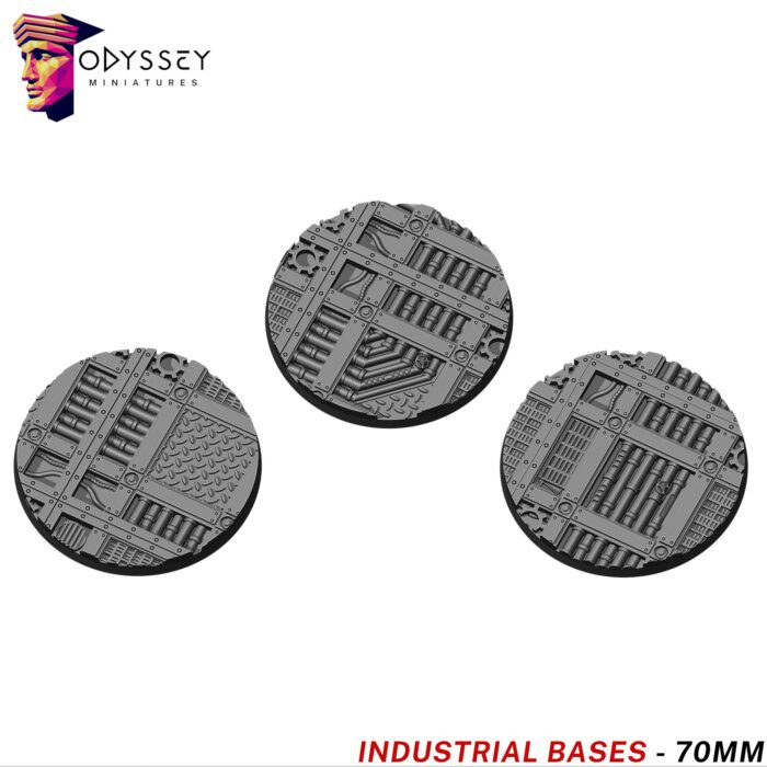 Industrial Bases 70mm | Socles Wargame