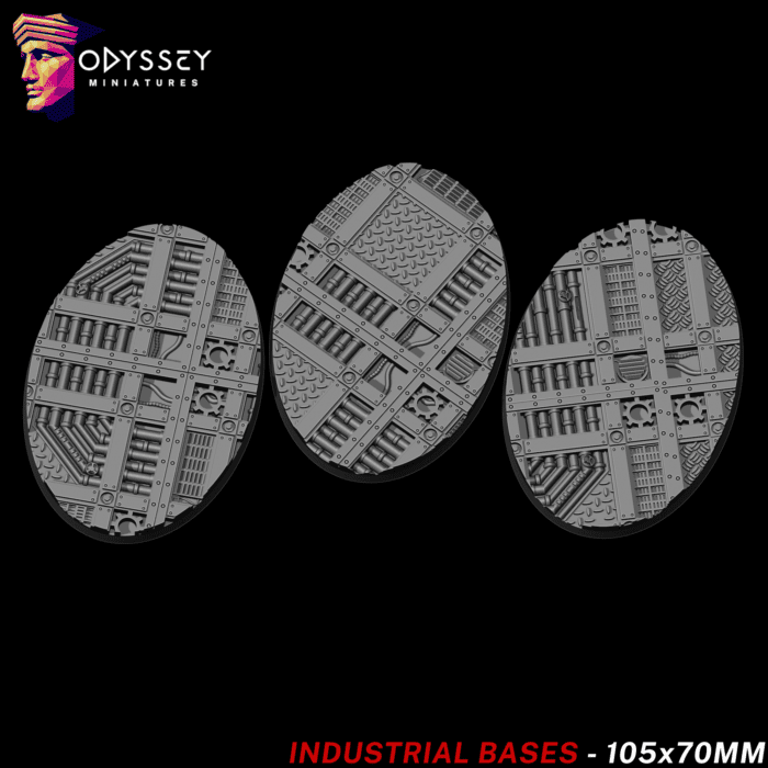 Industrial Bases 105x70mm | Socles Wargame