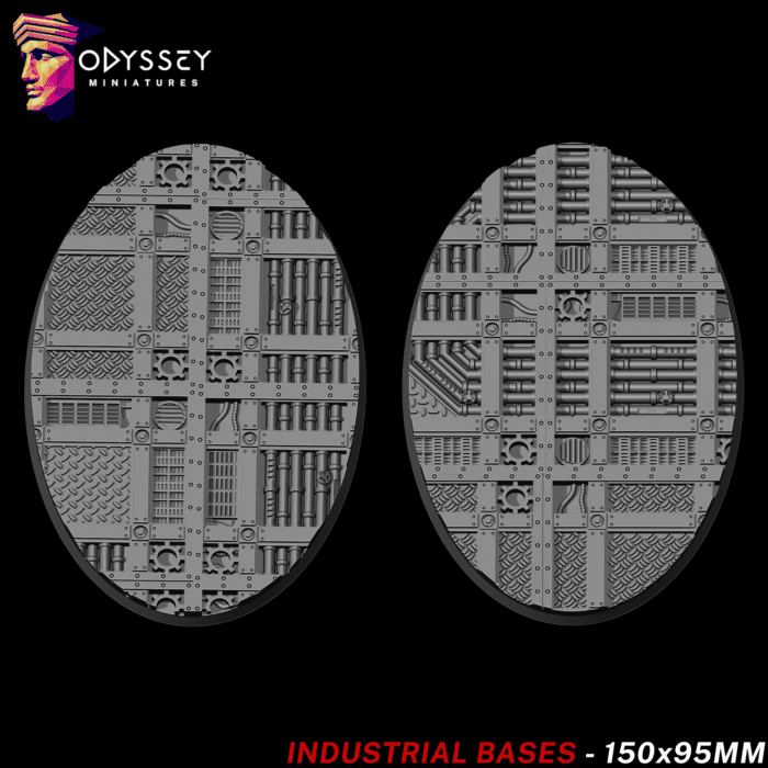 Industrial Bases 150x95mm | Socles Wargame