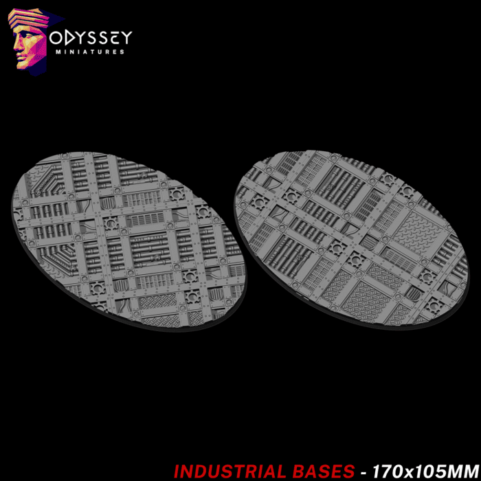 Industrial Bases 170x105mm | Socles Wargame