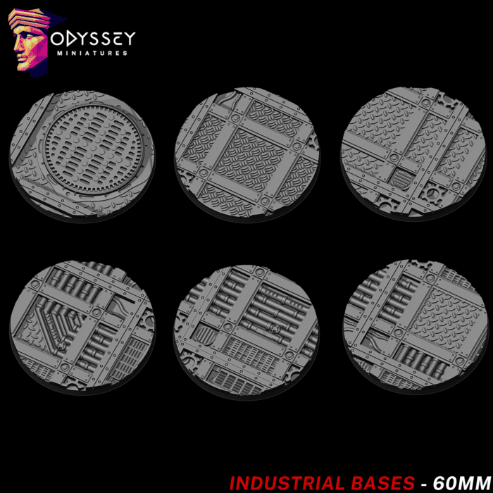 Industrial Bases 60mm | Socles Wargame