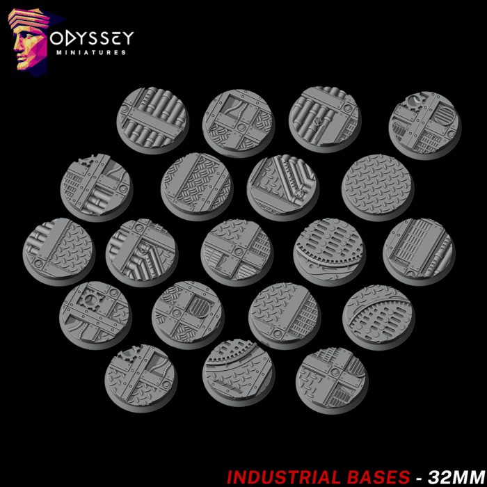 Industrial Bases 32mm | Socles Wargame