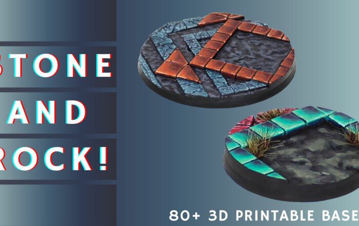 Stock And Rock 3D Printable Bases STL